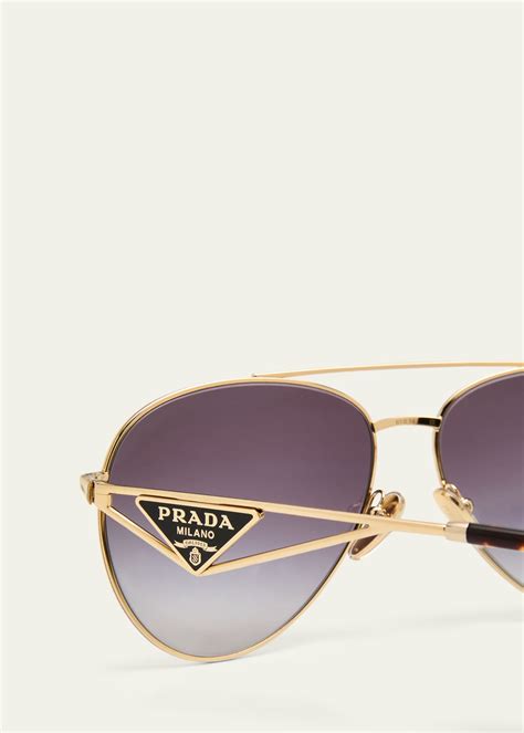 PRADA: sunglasses in acetate and metal .